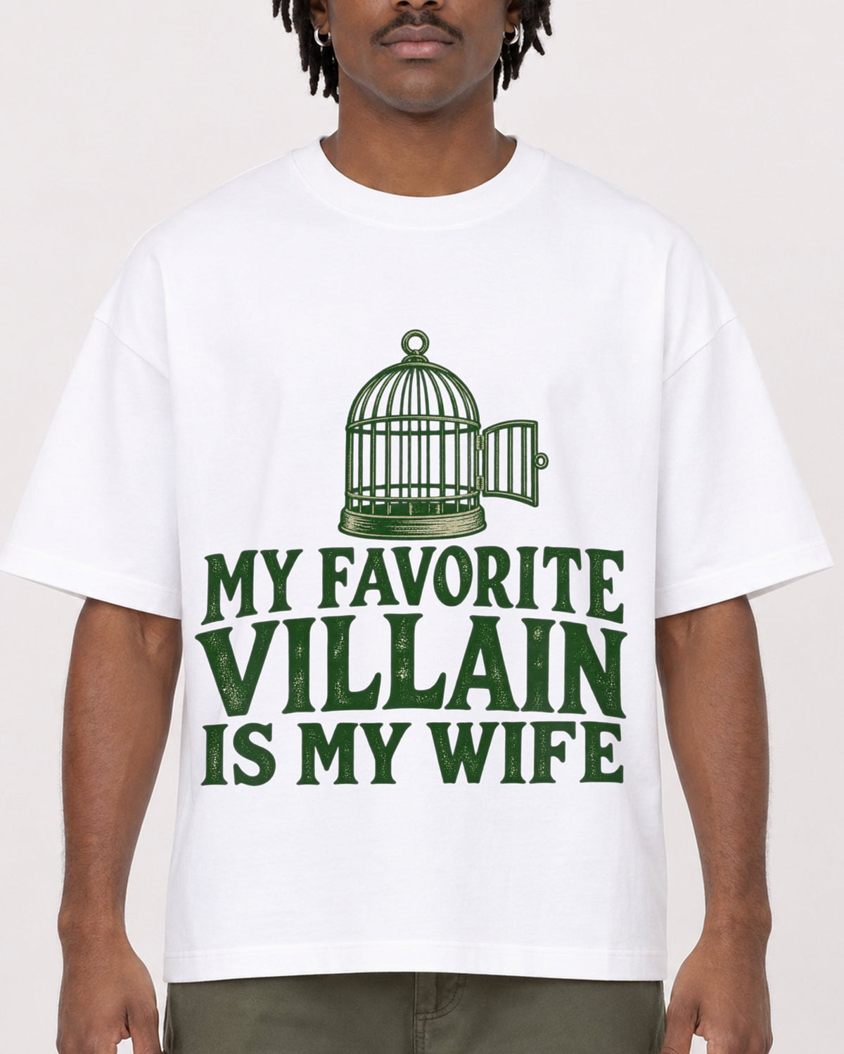 Mockup Boxy Heavyweight Tee White male close-up 04