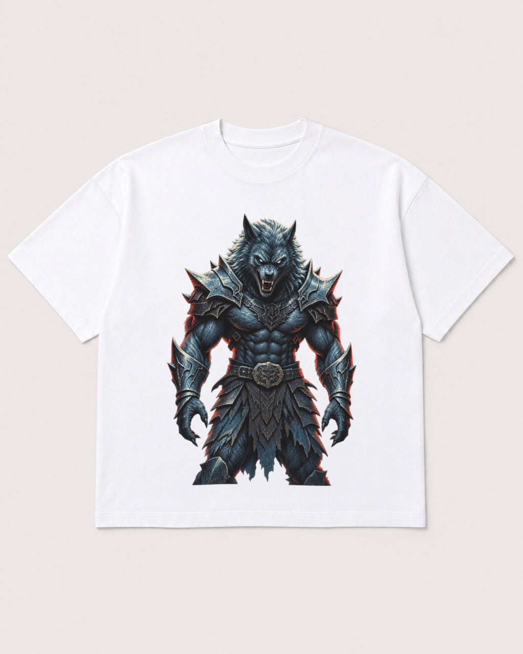Mockup Boxy Heavyweight Tee White product
