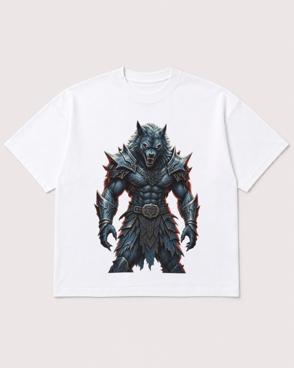 Mockup Boxy Heavyweight Tee White product