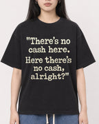 Mockup Boxy Heavyweight Tee Black female close-up 01