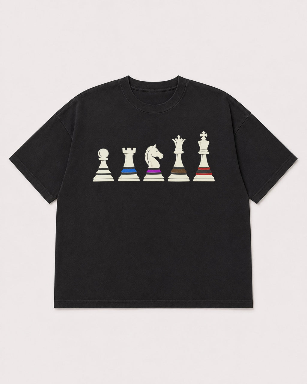 Mockup Boxy Heavyweight Tee Black product