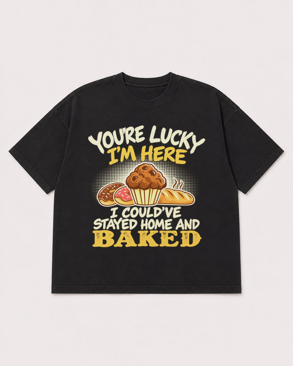 Mockup Boxy Heavyweight Tee Black product