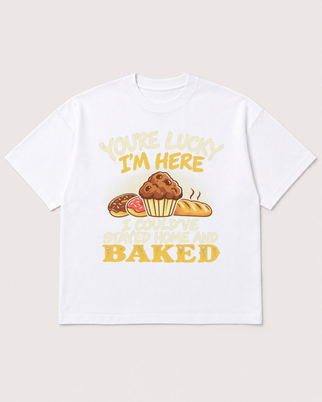 Mockup Boxy Heavyweight Tee White product