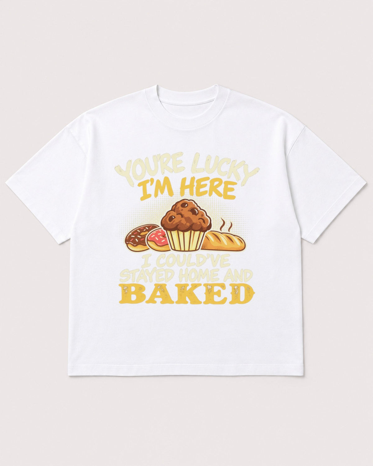 Mockup Boxy Heavyweight Tee White product