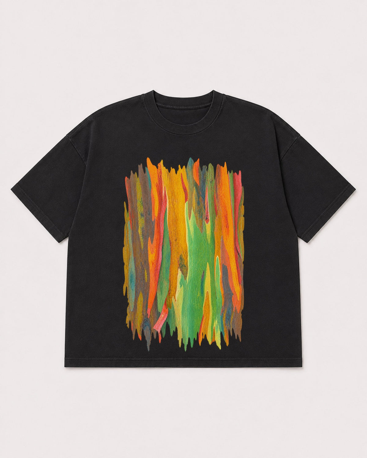 Mockup Boxy Heavyweight Tee Black product