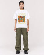 Mockup Boxy Heavyweight Tee White female full-body 42
