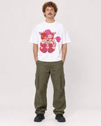 Mockup Boxy Heavyweight Tee White male full-body 09
