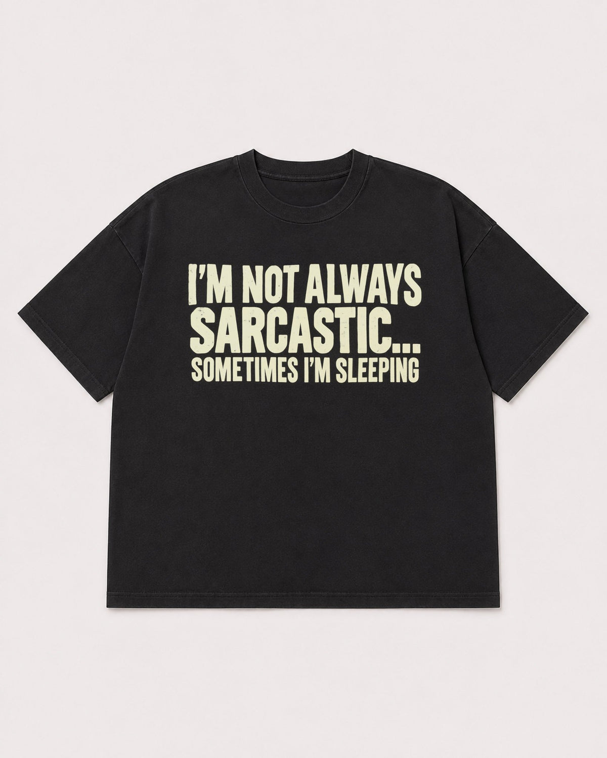 Mockup Boxy Heavyweight Tee Black product