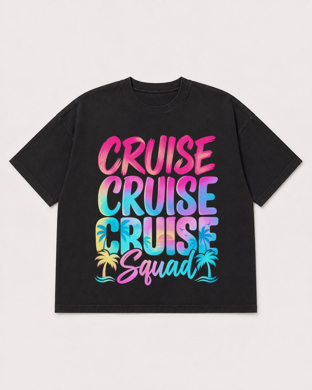 Mockup Boxy Heavyweight Tee Black product