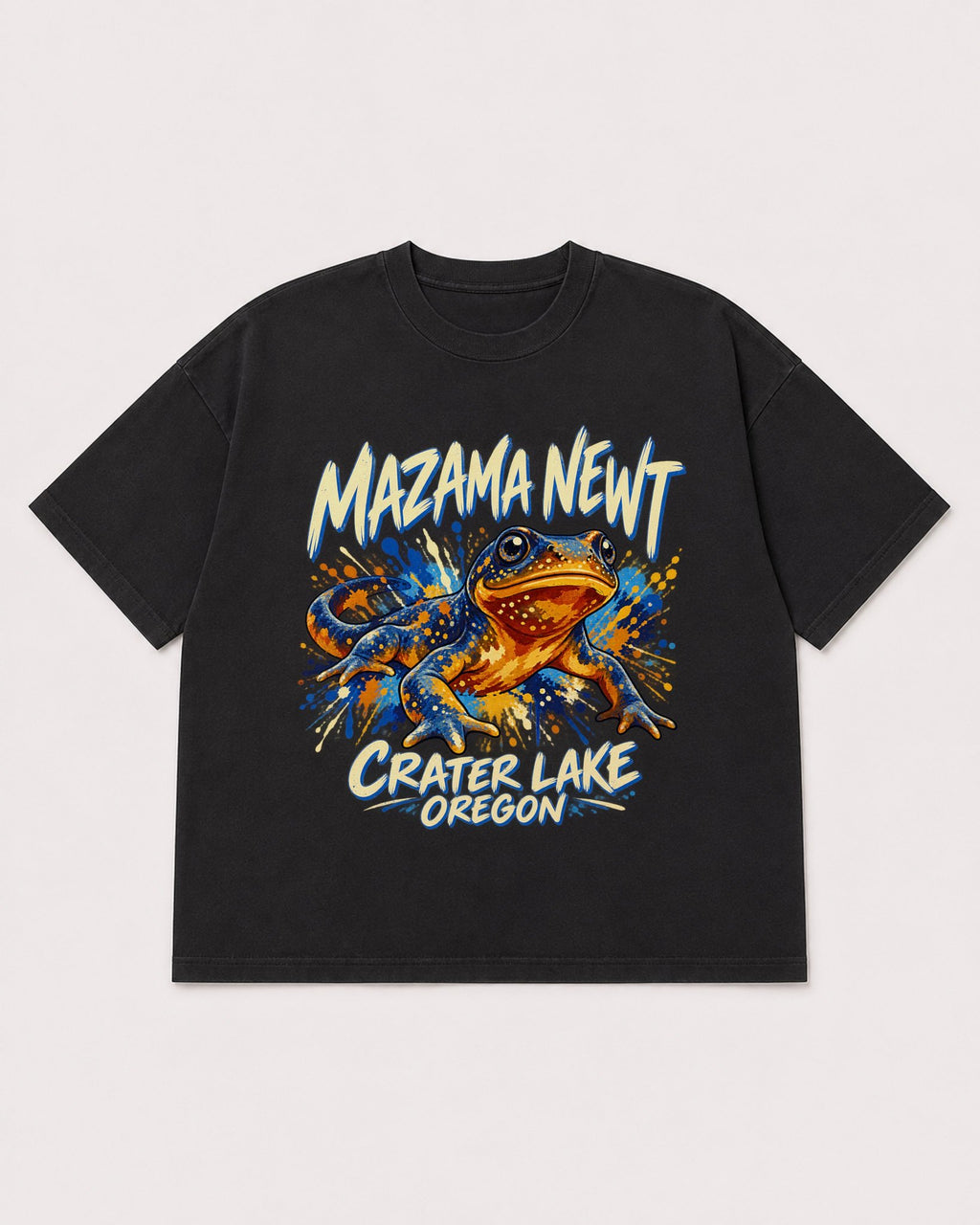 Mockup Boxy Heavyweight Tee Black product
