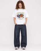 Mockup Boxy Heavyweight Tee White female full-body 09