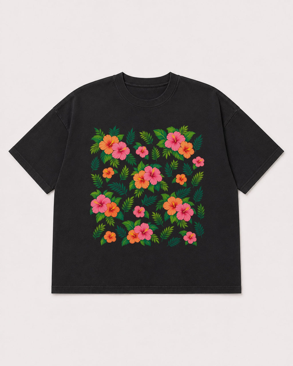 Mockup Boxy Heavyweight Tee Black product