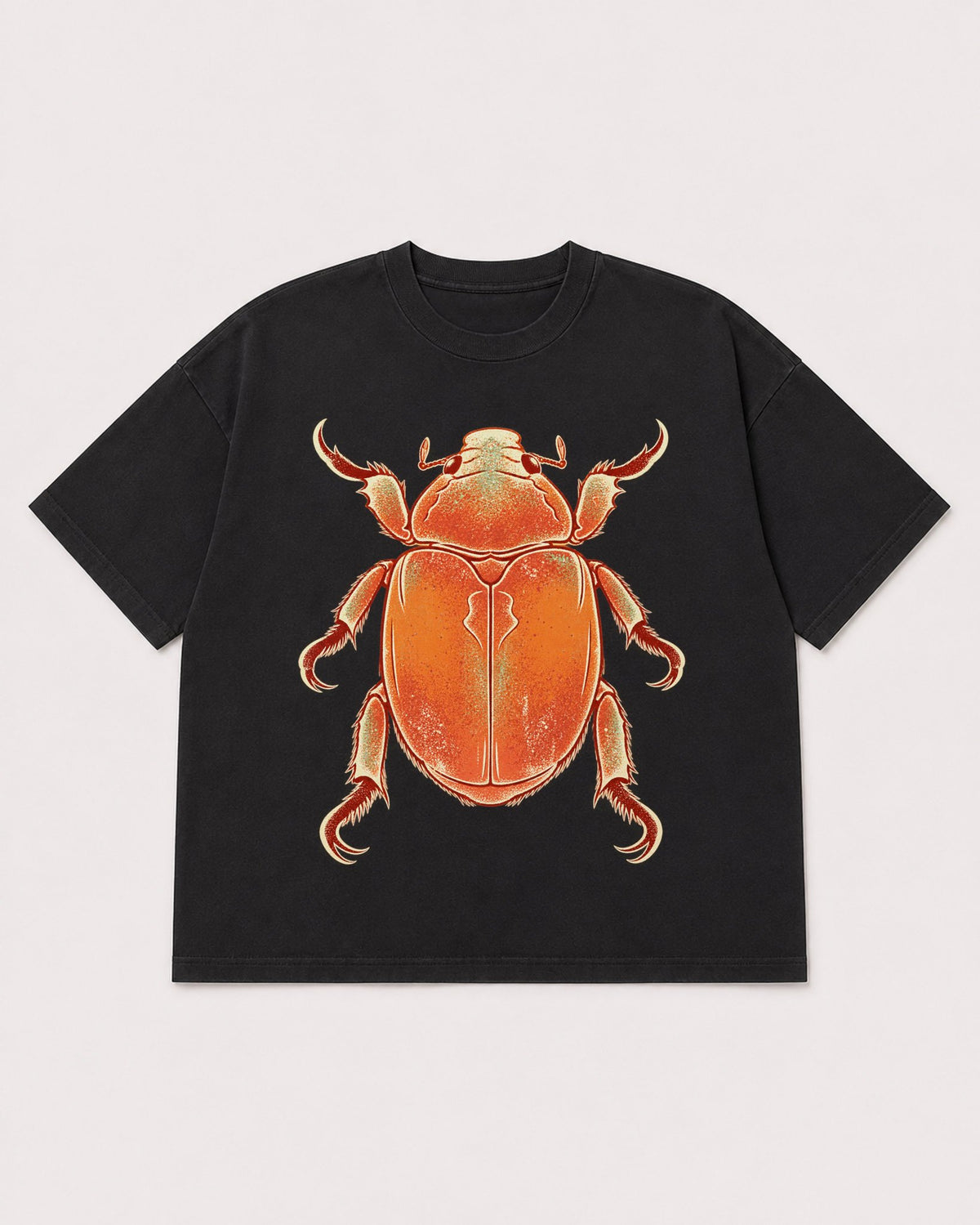 Mockup Boxy Heavyweight Tee Black product