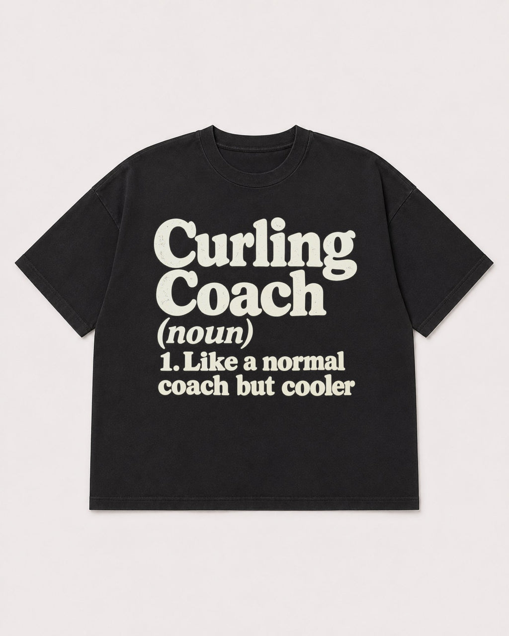 Mockup Boxy Heavyweight Tee Black product