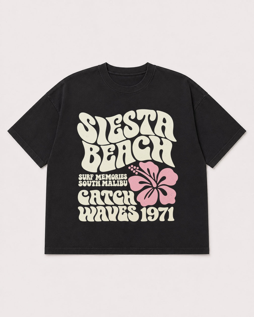 Mockup Boxy Heavyweight Tee Black product