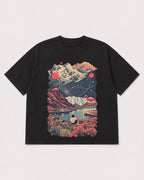 Mockup Boxy Heavyweight Tee Black product