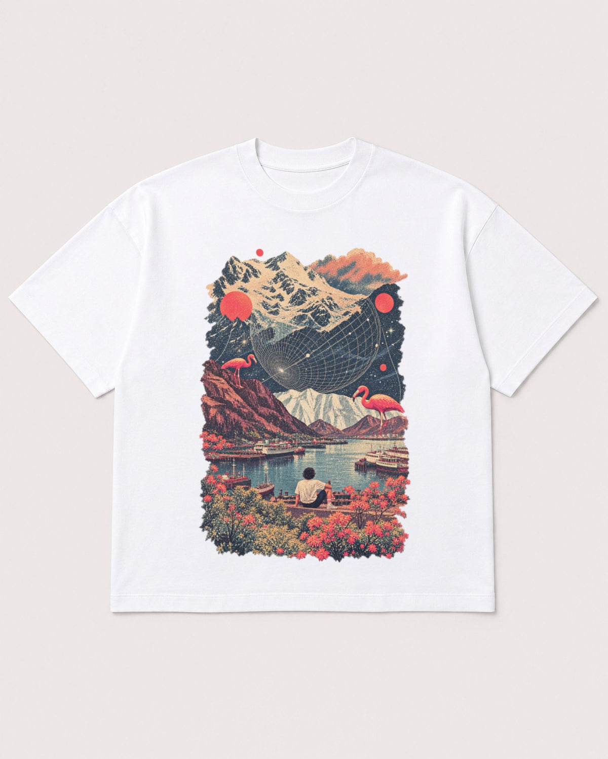 Mockup Boxy Heavyweight Tee White product