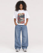 Mockup Boxy Heavyweight Tee White female full-body 05
