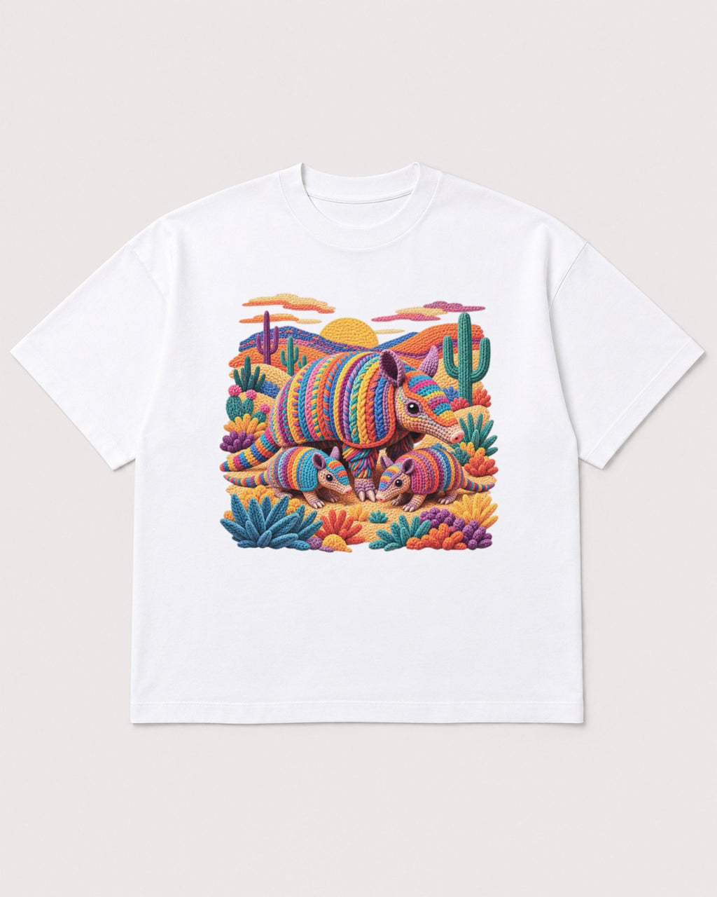 Mockup Boxy Heavyweight Tee White product