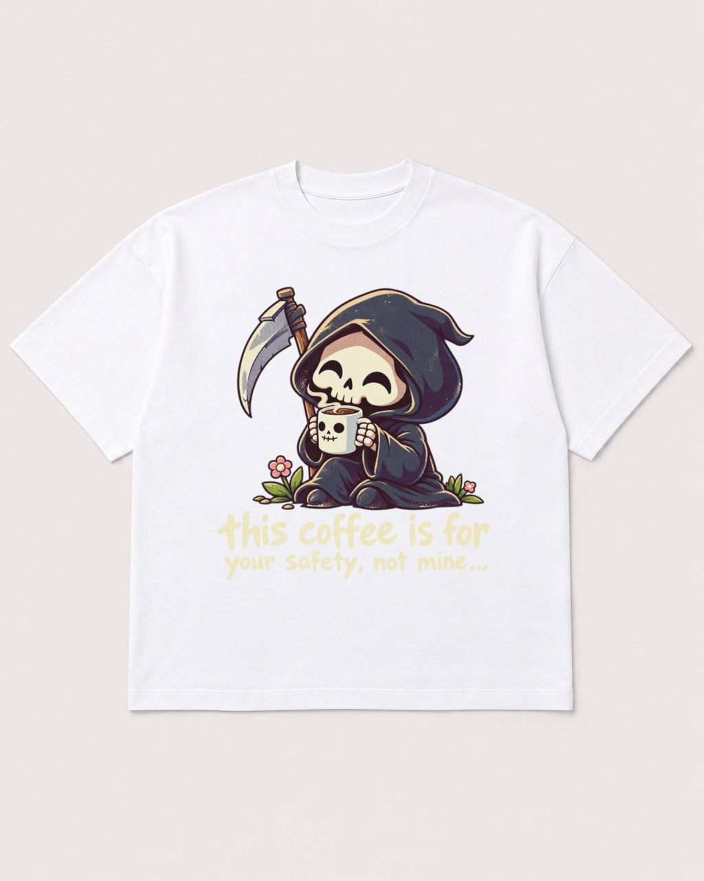 Mockup Boxy Heavyweight Tee White product