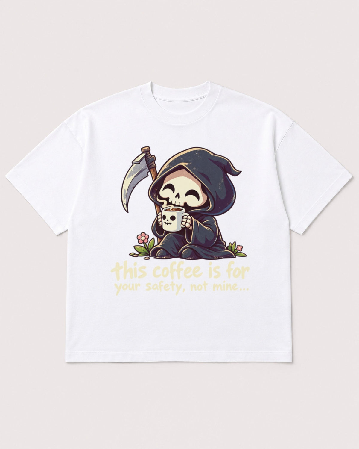 Mockup Boxy Heavyweight Tee White product