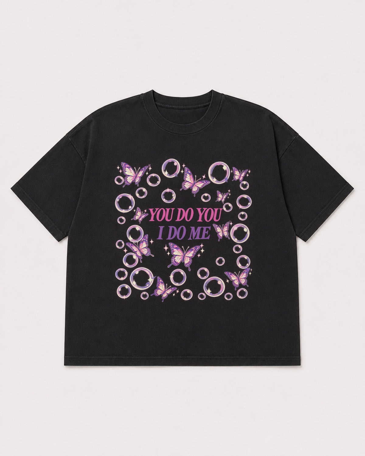 Mockup Boxy Heavyweight Tee Black product