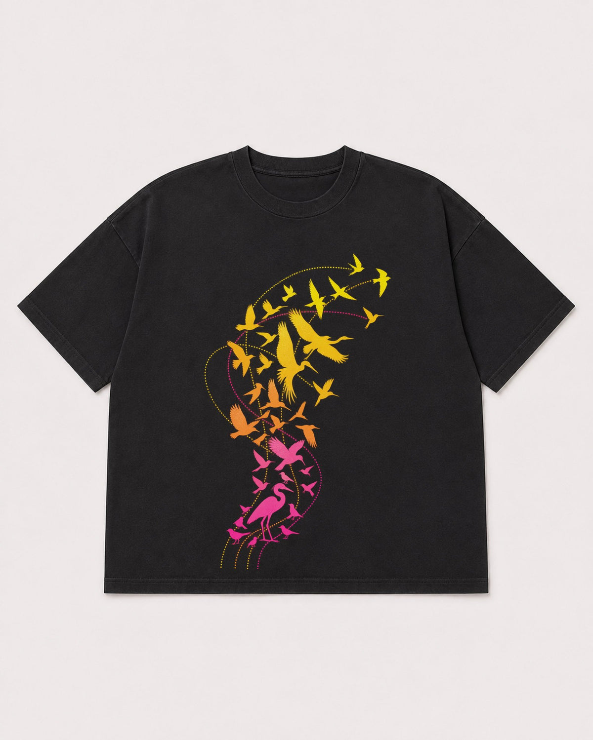 Mockup Boxy Heavyweight Tee Black product