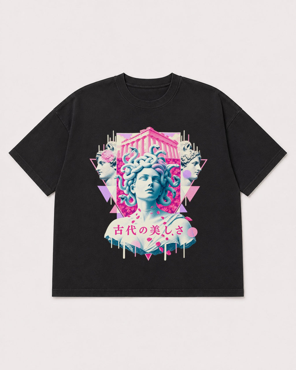 Mockup Boxy Heavyweight Tee Black product
