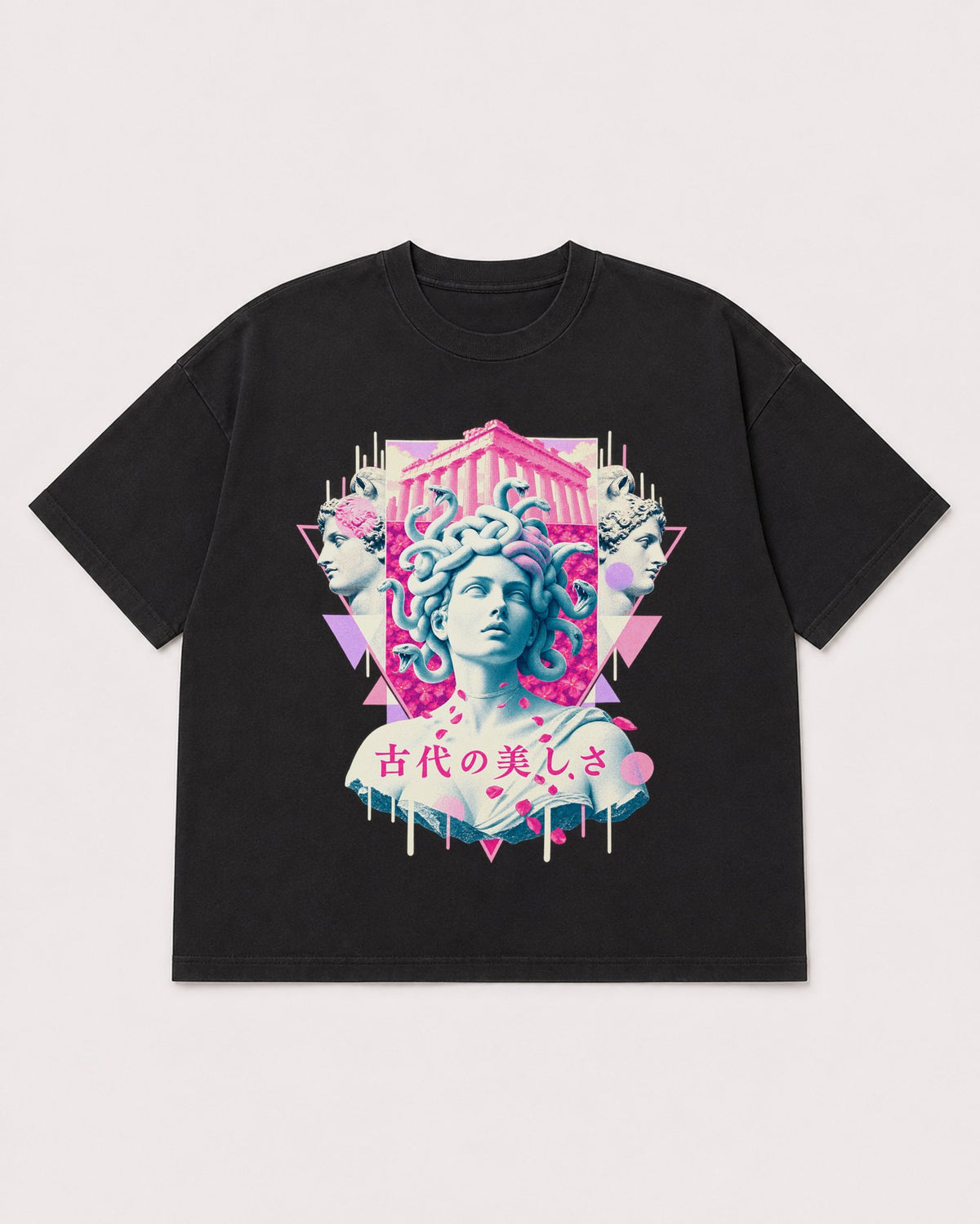 Mockup Boxy Heavyweight Tee Black product