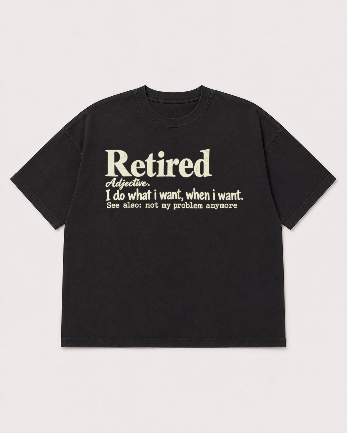 Mockup Boxy Heavyweight Tee Black product