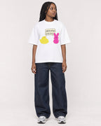 Mockup Boxy Heavyweight Tee White female full-body 04