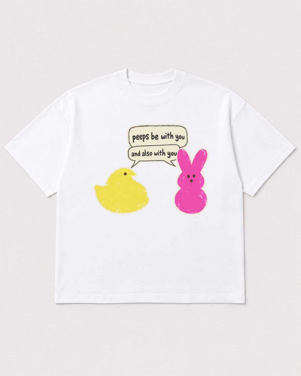 Mockup Boxy Heavyweight Tee White product