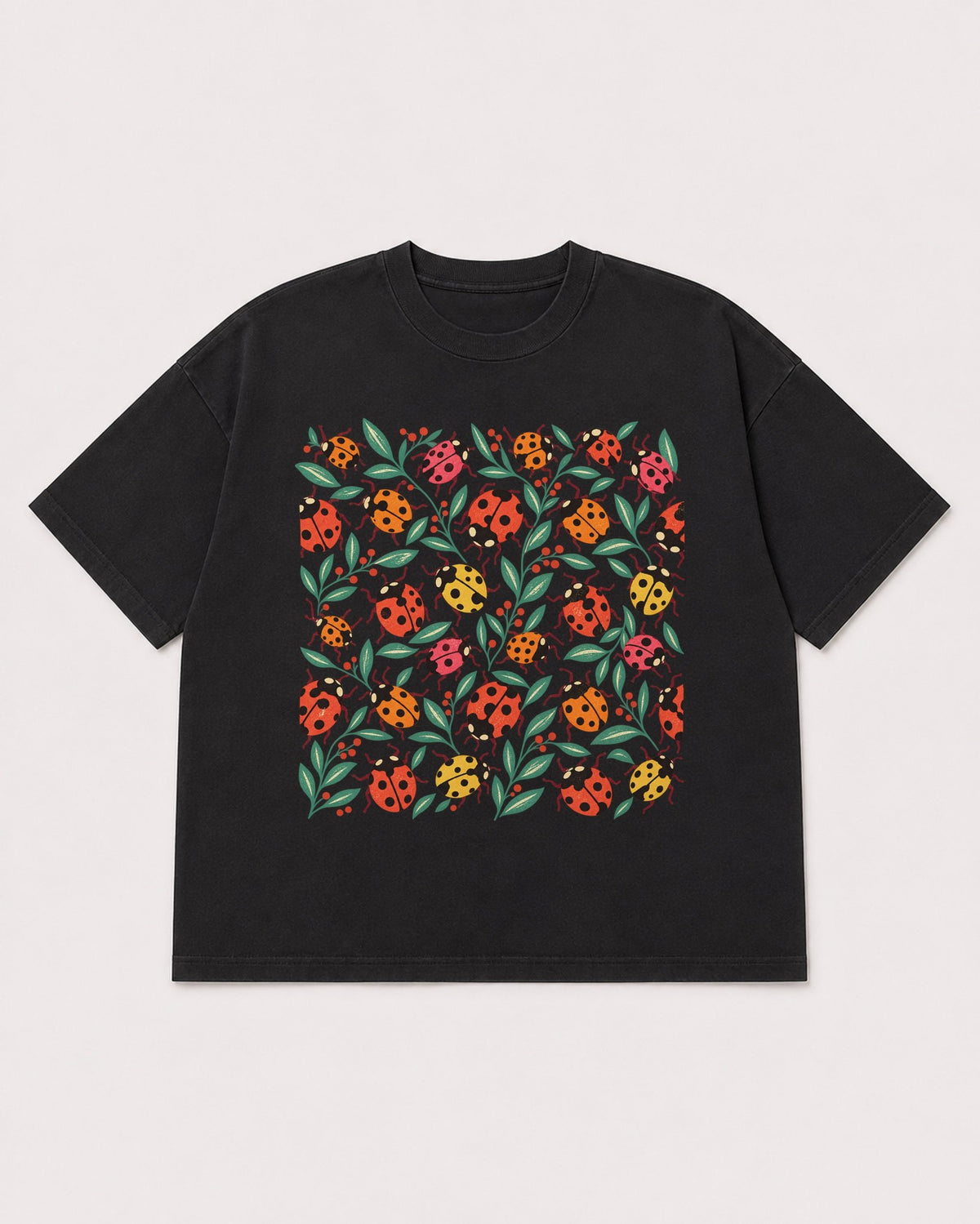 Mockup Boxy Heavyweight Tee Black product