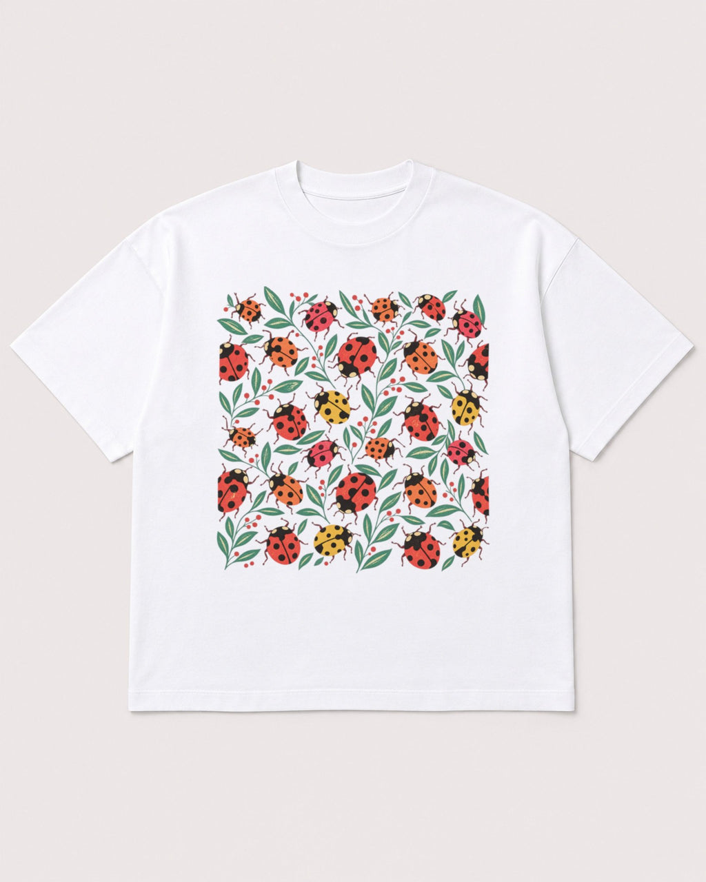 Mockup Boxy Heavyweight Tee White product