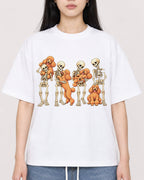 Mockup Boxy Heavyweight Tee White female close-up 01