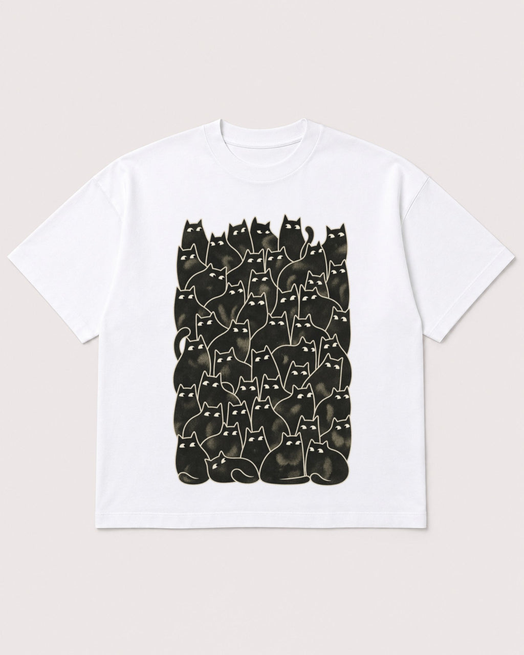 Mockup Boxy Heavyweight Tee White product