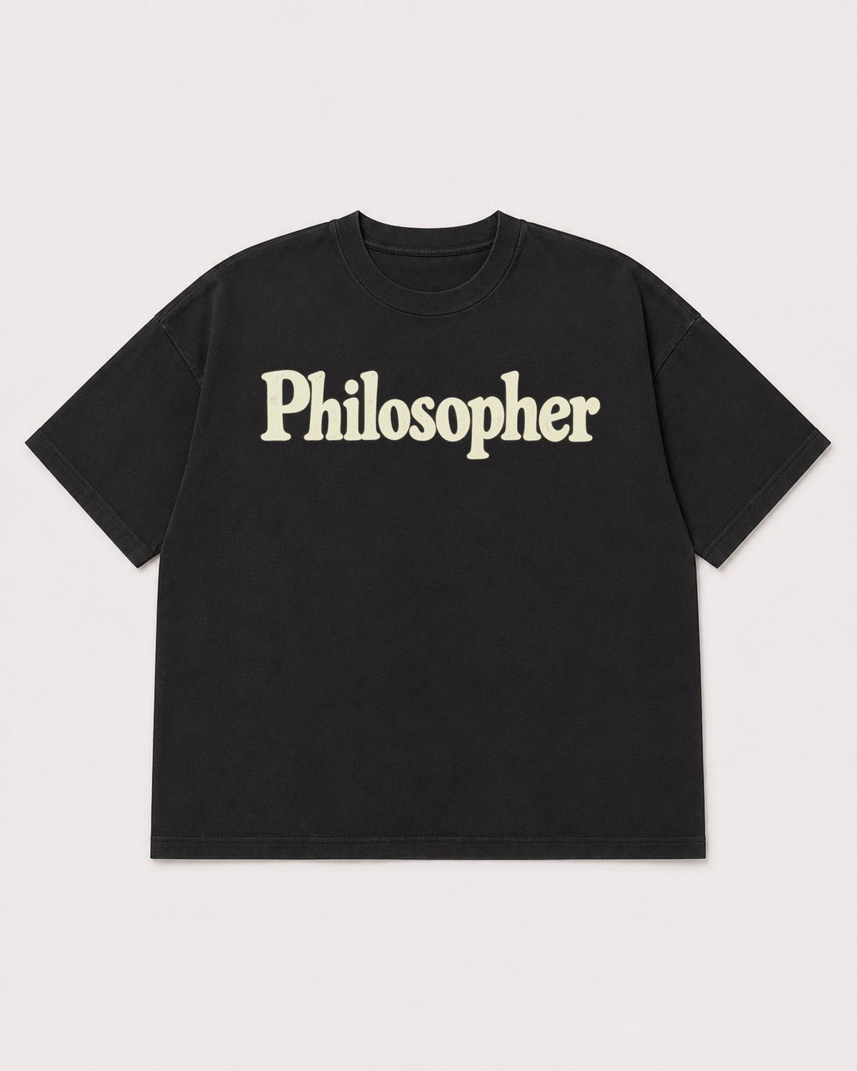 Mockup Boxy Heavyweight Tee Black product