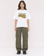 Mockup Boxy Heavyweight Tee White female full-body 02