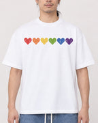 Mockup Boxy Heavyweight Tee White male close-up 43