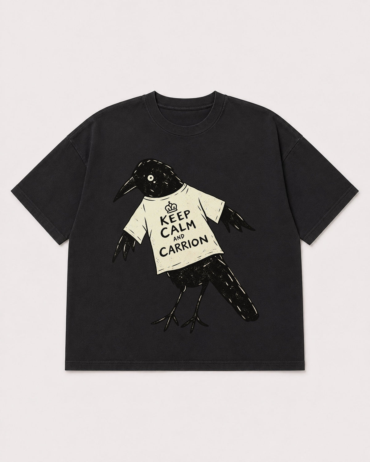 Mockup Boxy Heavyweight Tee Black product
