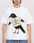 Mockup Boxy Heavyweight Tee White male close-up 03
