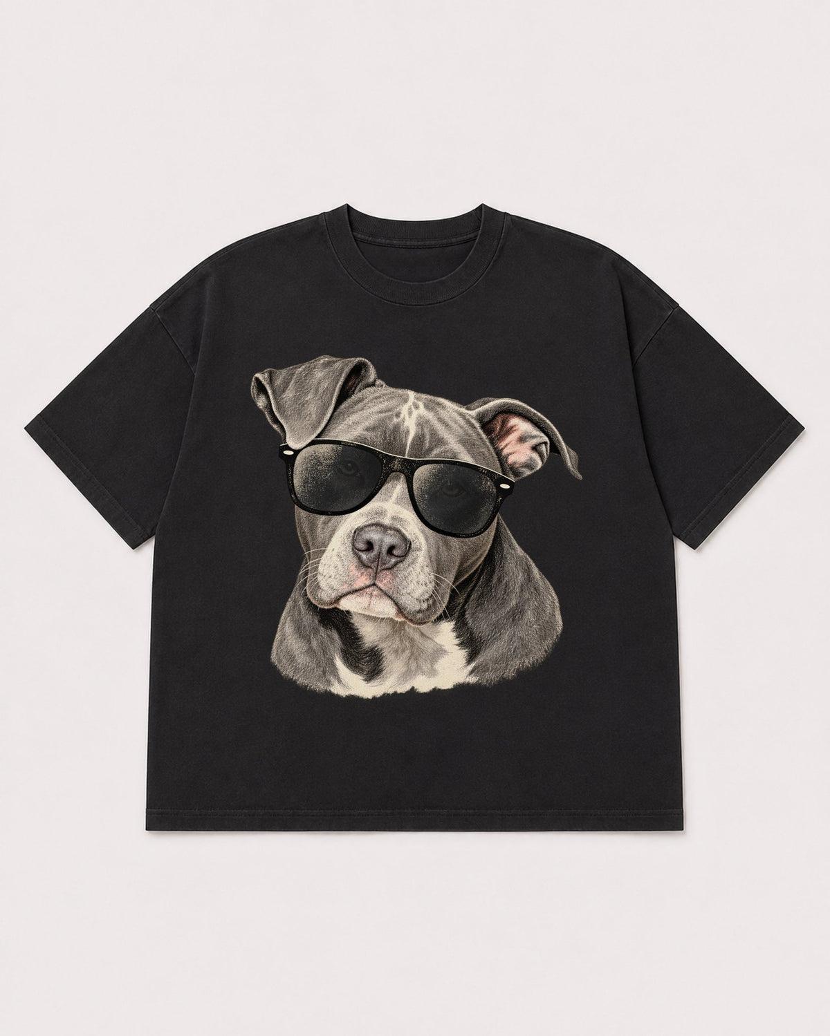Mockup Boxy Heavyweight Tee Black product