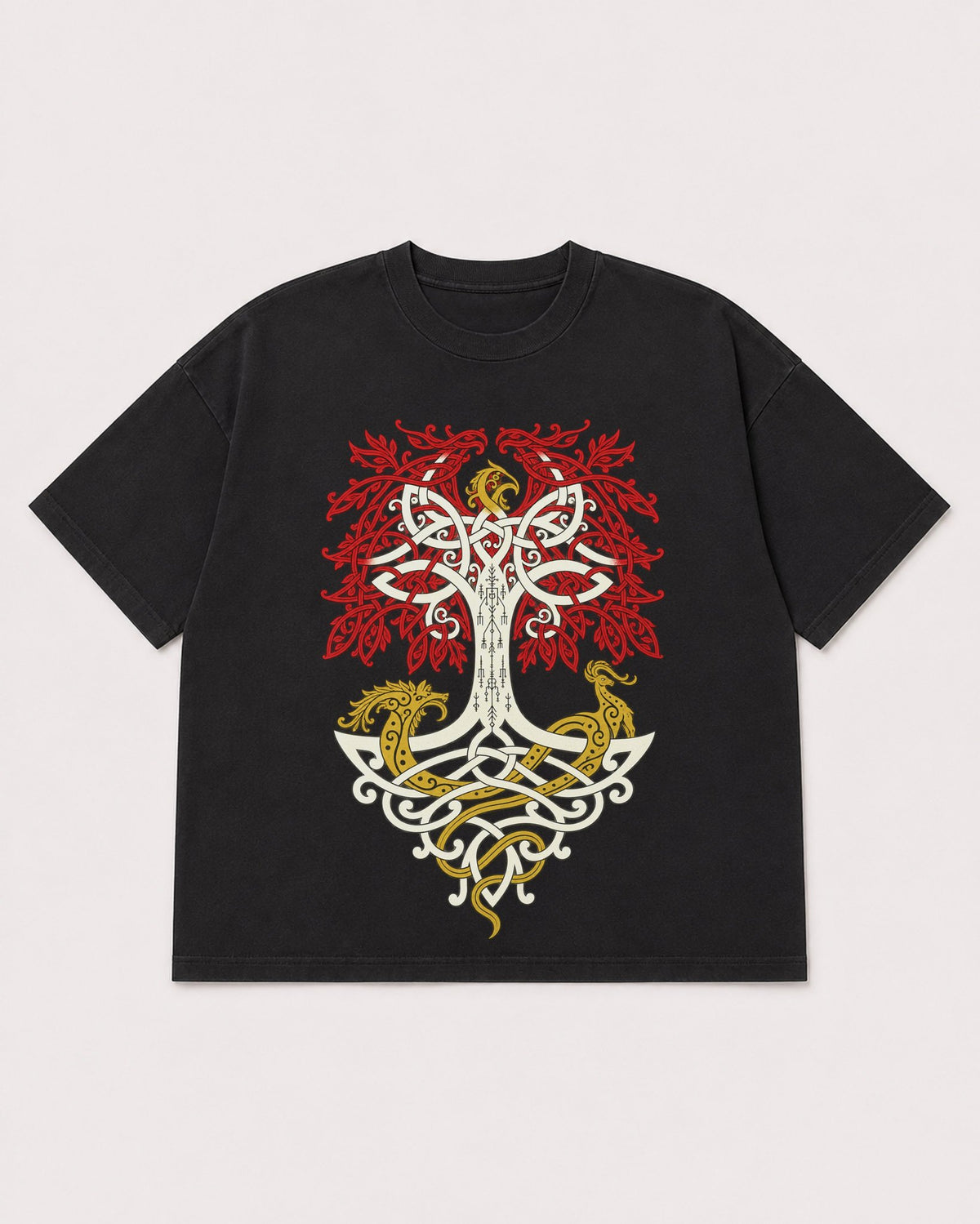 Mockup Boxy Heavyweight Tee Black product