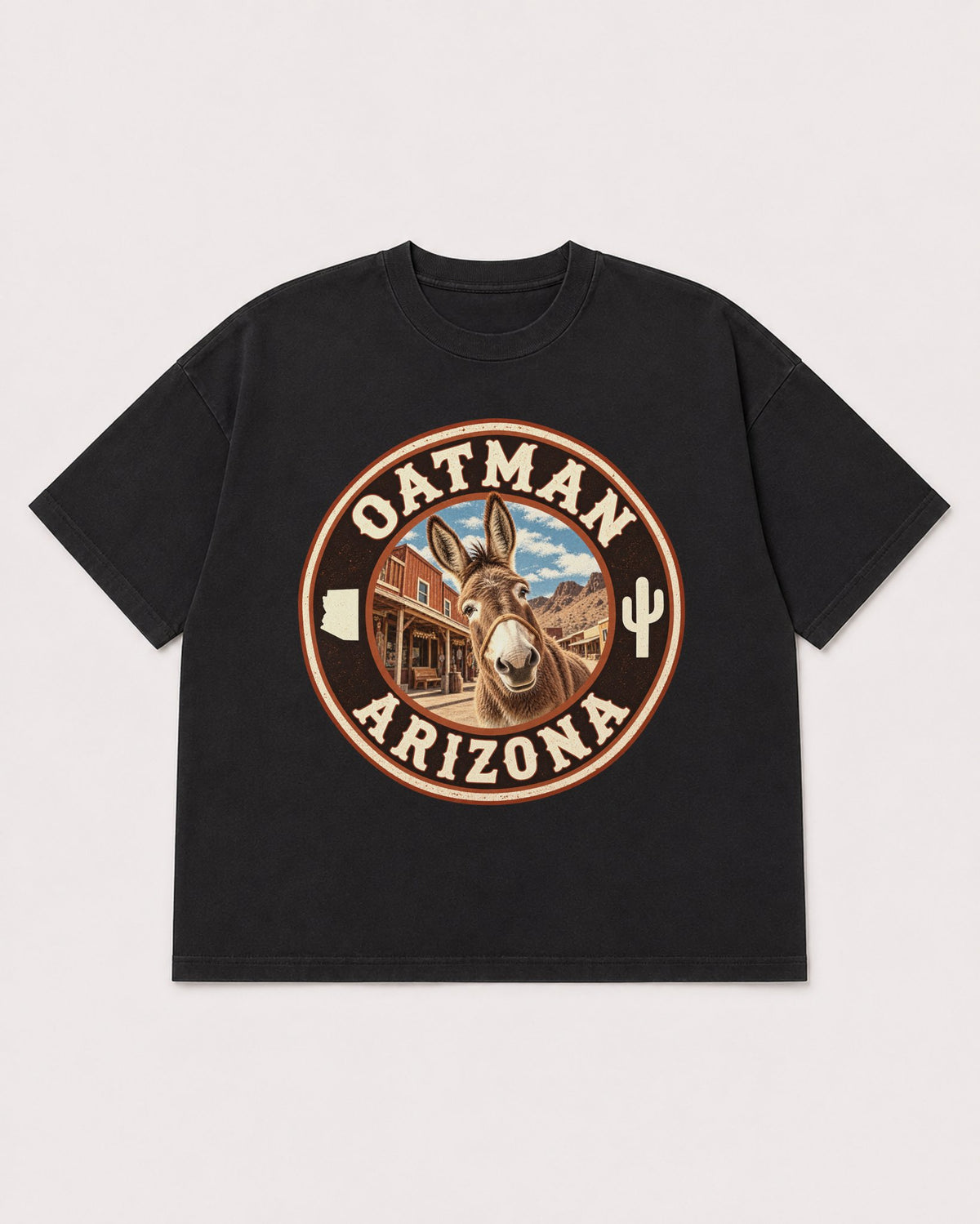 Mockup Boxy Heavyweight Tee Black product