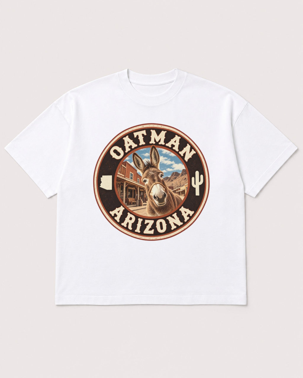 Mockup Boxy Heavyweight Tee White product