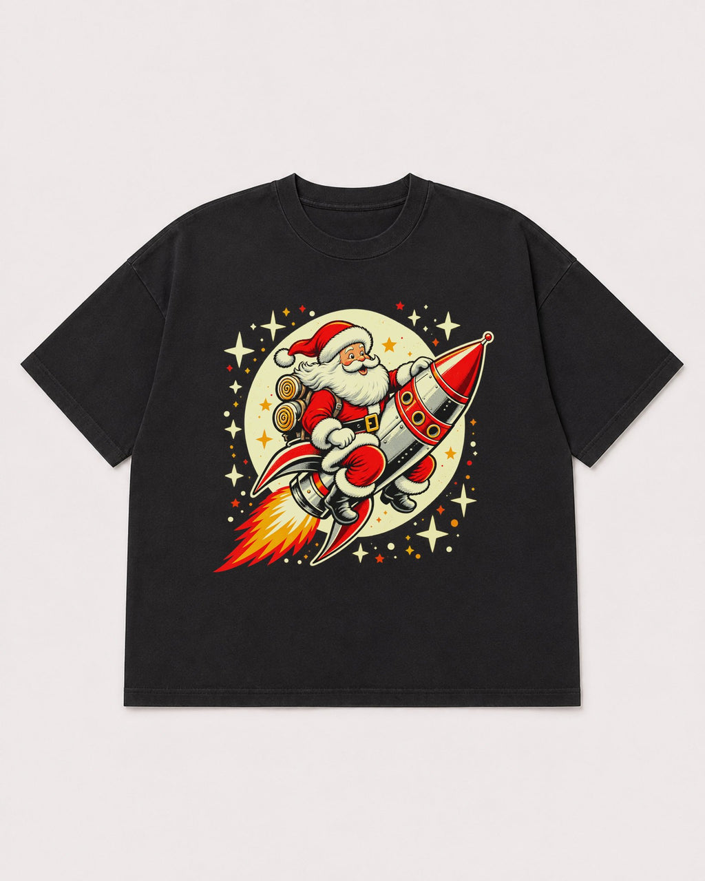 Mockup Boxy Heavyweight Tee Black product
