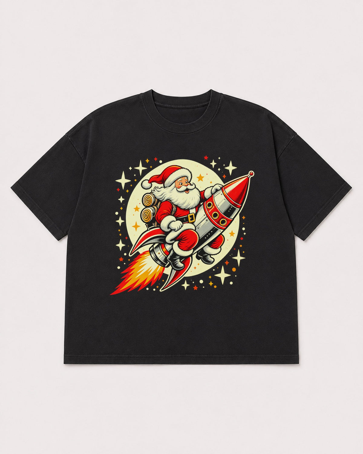 Mockup Boxy Heavyweight Tee Black product