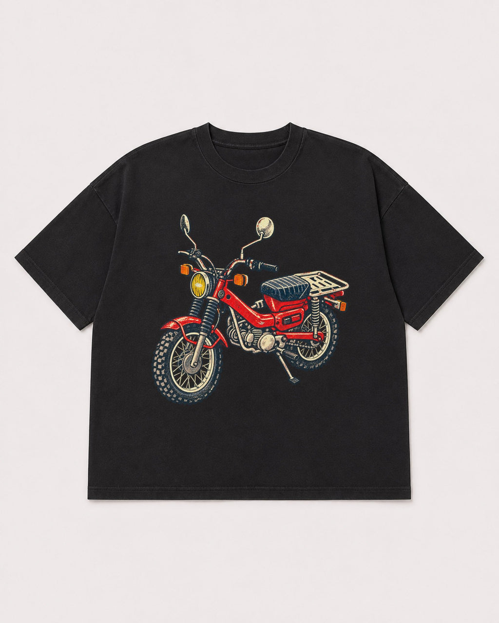 Mockup Boxy Heavyweight Tee Black product