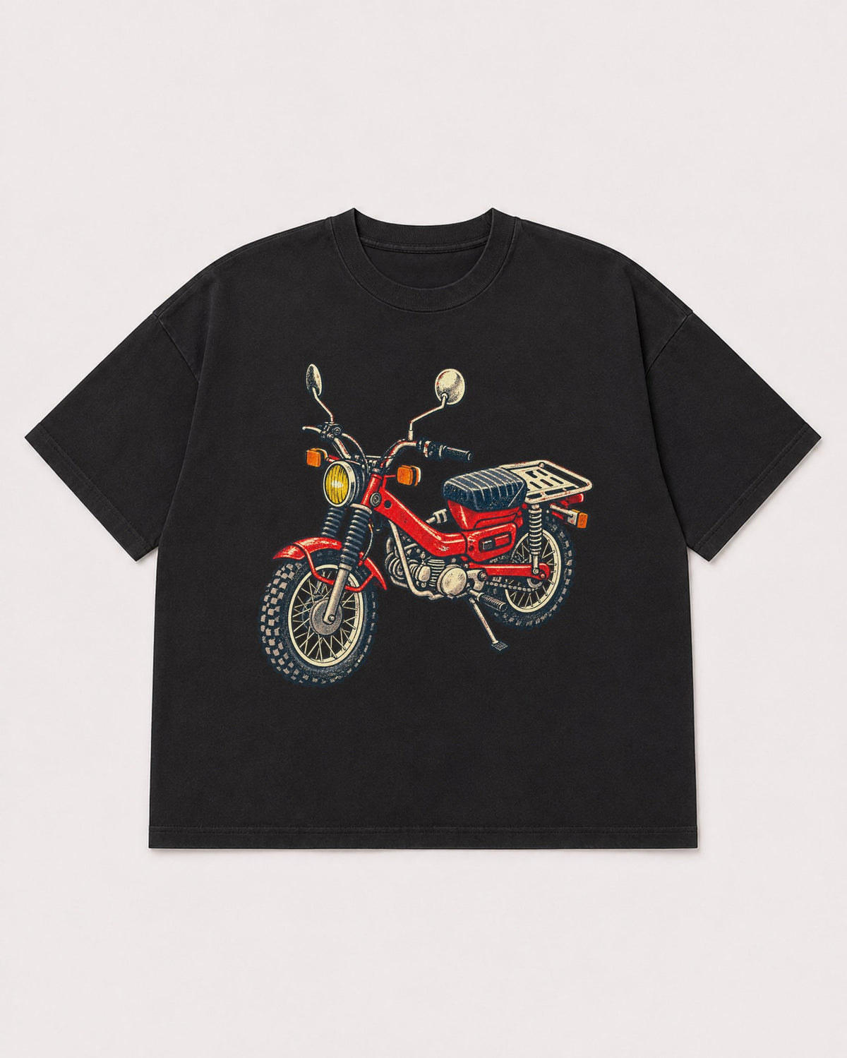 Mockup Boxy Heavyweight Tee Black product
