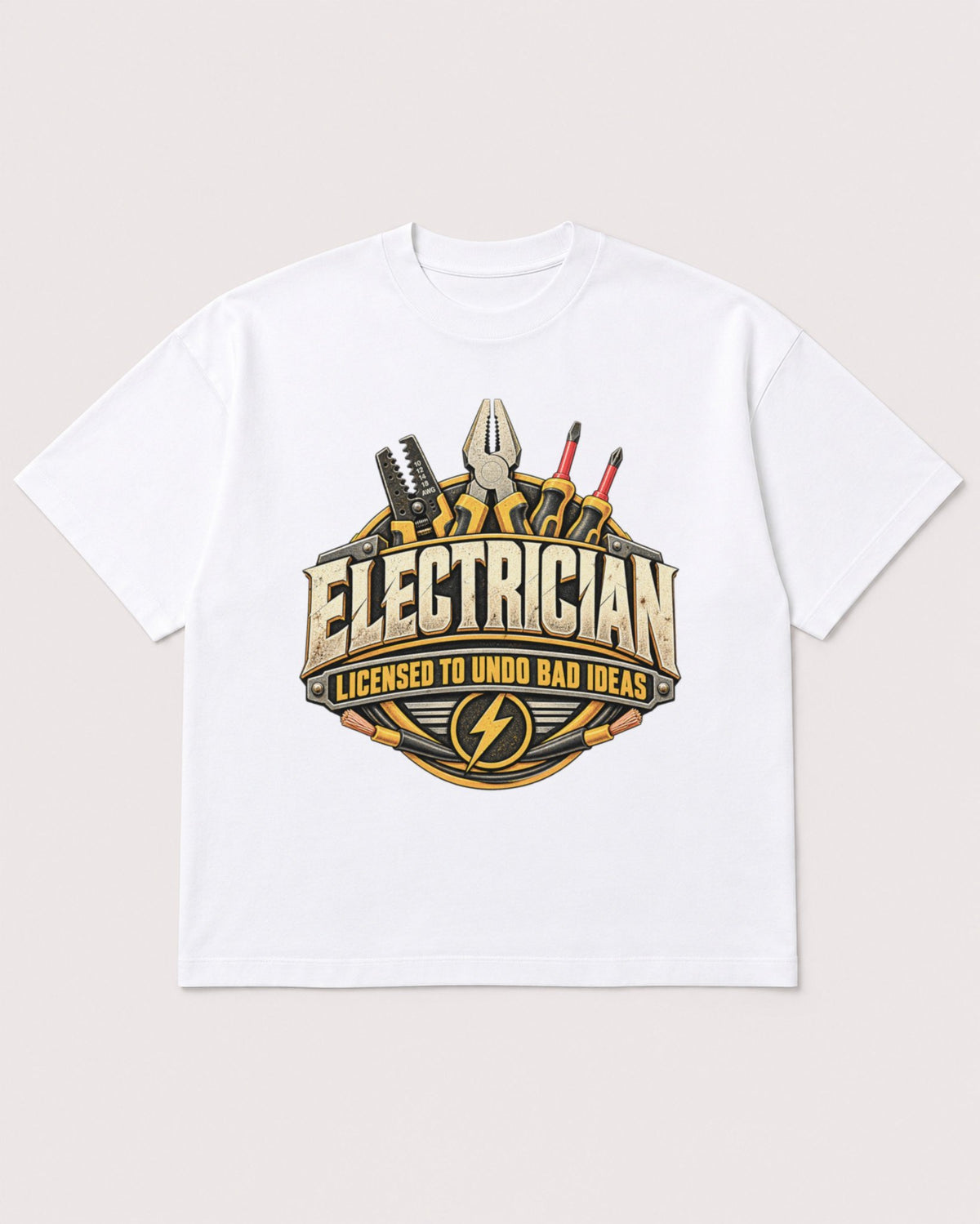 Mockup Boxy Heavyweight Tee White product